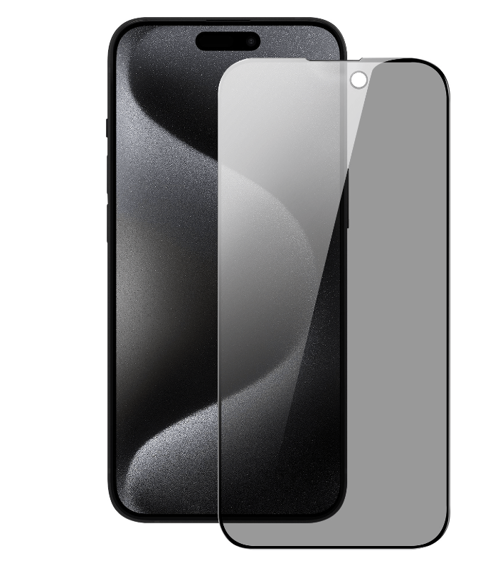 iPhone 15 ProMax Tempered Hard Glass Screen Protector PRIVACY
