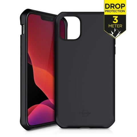 ITSKINS iPhone 12 Pro Max Niveau 2 SupremeSolid Uni Noir