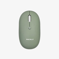 MACALLY Rechargeable Bluetooth Optical Mouse - Green