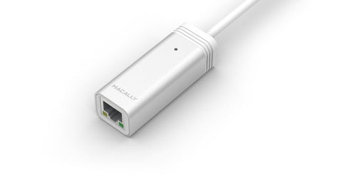 MACALLY Adaptateur USB 3.0 vers Gb Ethernet - Alu