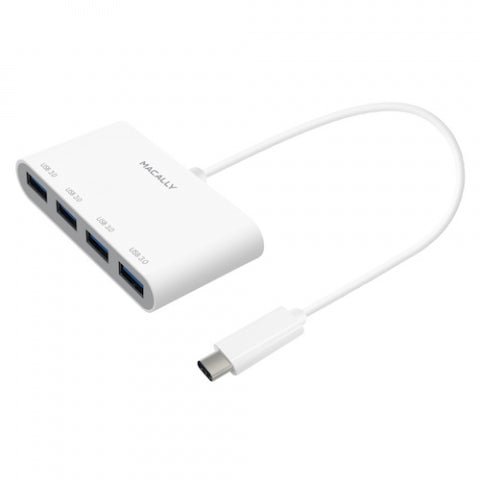 MACALLY USB-C TO 4 PORTS USB-A HUB