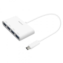 MACALLY USB - C TO 4 PORTS USB - A HUB - Simple kopen bij Microforce | Apple - specialist & refurbished expert | Gratis afhalen in Gentbrugge, Antwerpen & Oudenaarde of snelle levering in België!