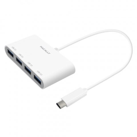 MACALLY HUB USB-C À 4 PORTS USB-A