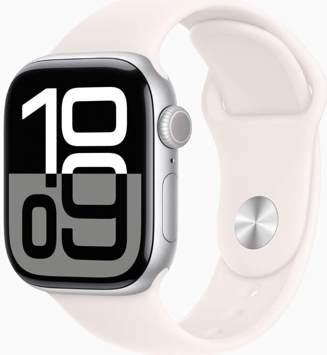 Apple Watch Series 10 Alu 46mm Silver/Wit GPS Refurb 5* M