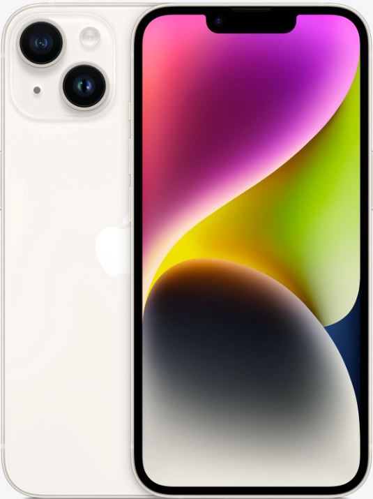 iPhone 14 128GB Starlight Refurbished 4* M