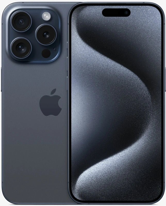 iPhone 15 Pro 128GB Blue Titanium Refurbished 3*