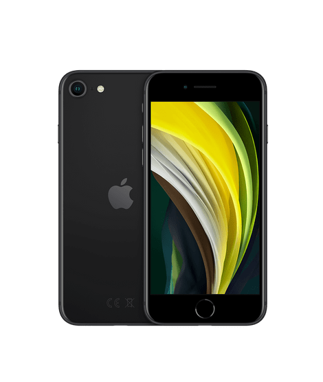 iPhone SE 2020 128GB Black Refurbished 4* M