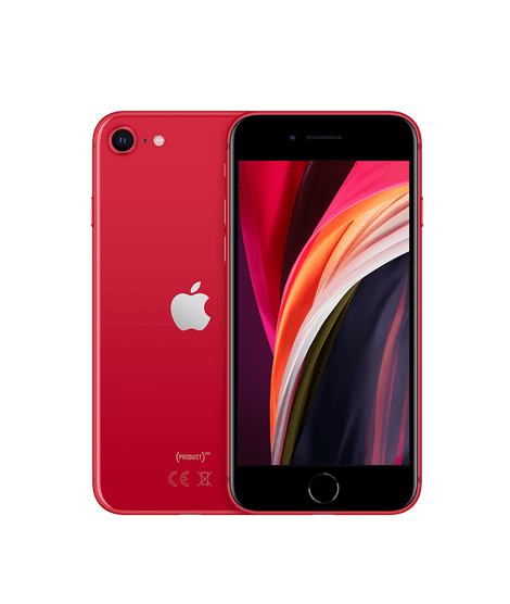 iPhone SE 2020 128GB Red Refurbished 4* M