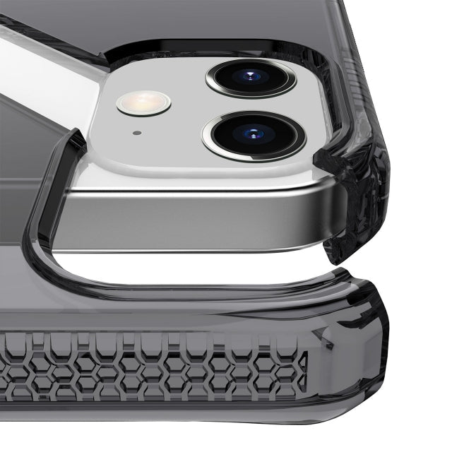 ITSKINS iPhone 12 Mini Level 2 SpectrumClear Smoke - Simple kopen bij Microforce | Apple - specialist & refurbished expert | Gratis afhalen in Gentbrugge, Antwerpen & Oudenaarde of snelle levering in België!