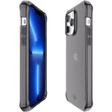 ITSKINS iPhone 14 Pro Max Level 2 SpectrumClear Smoke - Simple kopen bij Microforce | Apple - specialist & refurbished expert | Gratis afhalen in Gentbrugge, Antwerpen & Oudenaarde of snelle levering in België!