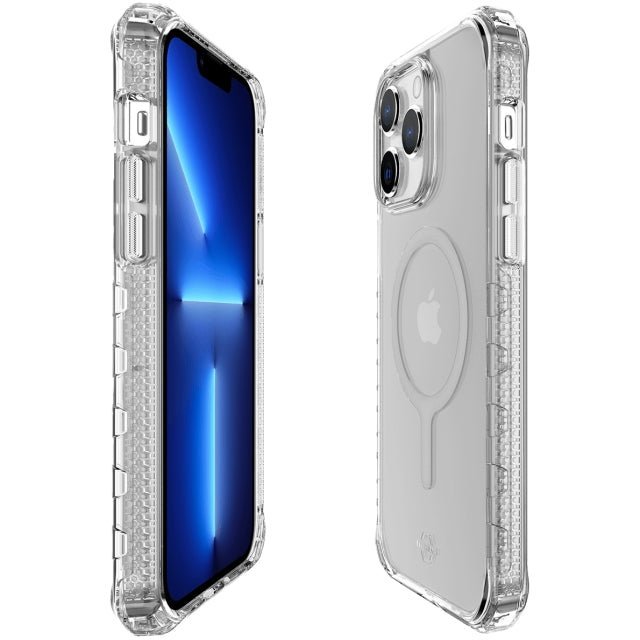 ITSKINS iPhone 14 Pro Max Level 3 SupremeMagClear Transparen - Simple kopen bij Microforce | Apple - specialist & refurbished expert | Gratis afhalen in Gentbrugge, Antwerpen & Oudenaarde of snelle levering in België!