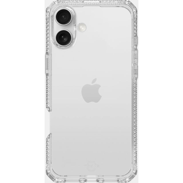 ITSKINS iPhone 16 Level 2 SpectrumClear Transparent - Simple kopen bij Microforce | Apple - specialist & refurbished expert | Gratis afhalen in Gentbrugge, Antwerpen & Oudenaarde of snelle levering in België!