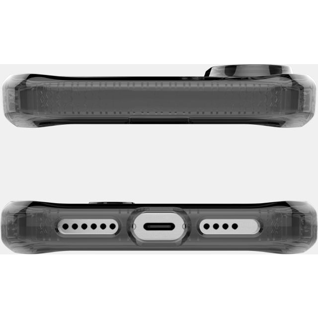 ITSKINS iPhone 16 Plus Level 2 SpectrumClear Smoke - Simple kopen bij Microforce | Apple - specialist & refurbished expert | Gratis afhalen in Gentbrugge, Antwerpen & Oudenaarde of snelle levering in België!