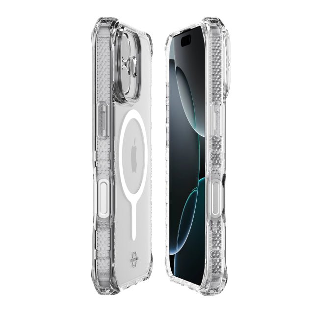 ITSKINS iPhone 17 HybridMagClear_R Transparent - Simple kopen bij Microforce | Apple - specialist & refurbished expert | Gratis afhalen in Gentbrugge, Antwerpen & Oudenaarde of snelle levering in België!