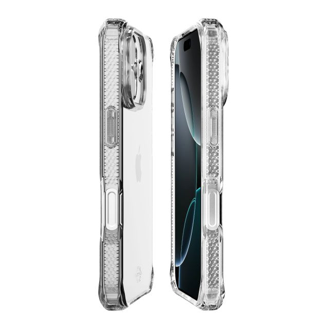 ITSKINS iPhone 17 Level 2 SpectrumClear Transparent - Simple kopen bij Microforce | Apple - specialist & refurbished expert | Gratis afhalen in Gentbrugge, Antwerpen & Oudenaarde of snelle levering in België!