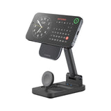 Mobilize 3in1 Charger Station MagSafe Compatible 15W Black - Simple kopen bij Microforce | Apple - specialist & refurbished expert | Gratis afhalen in Gentbrugge, Antwerpen & Oudenaarde of snelle levering in België!