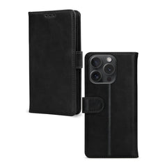 Mobilize Leather Wallet Apple iPhone 15 Pro Black