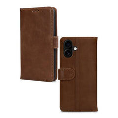 Mobilize Leather Wallet Apple iPhone 16 Brown