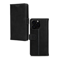 Mobilize Leather Wallet Apple iPhone 16 Pro Black