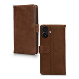 Mobilize Leather Wallet Apple iPhone 17 Brown - Simple kopen bij Microforce | Apple - specialist & refurbished expert | Gratis afhalen in Gentbrugge, Antwerpen & Oudenaarde of snelle levering in België!