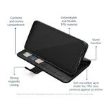 Mobilize Leather Wallet Samsung Galaxy S22 Black - Simple kopen bij Microforce | Apple - specialist & refurbished expert | Gratis afhalen in Gentbrugge, Antwerpen & Oudenaarde of snelle levering in België!