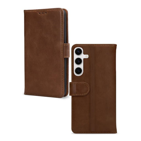 Mobilize Leather Wallet Samsung Galaxy S24 5G/S25 5G Brown - Simple kopen bij Microforce | Apple - specialist & refurbished expert | Gratis afhalen in Gentbrugge, Antwerpen & Oudenaarde of snelle levering in België!