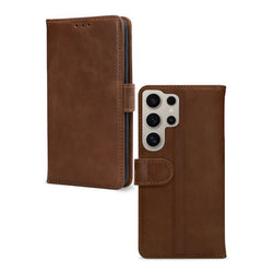 Mobilize Leather Wallet Samsung Galaxy S24 Ultra 5G Brown - Simple kopen bij Microforce | Apple - specialist & refurbished expert | Gratis afhalen in Gentbrugge, Antwerpen & Oudenaarde of snelle levering in België!