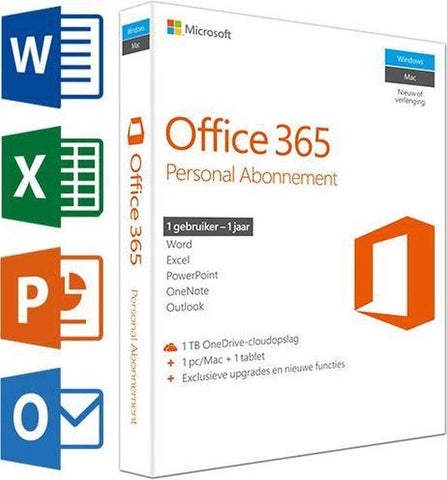 Microsoft 365 Personnel 1 PC/MAC 1 an