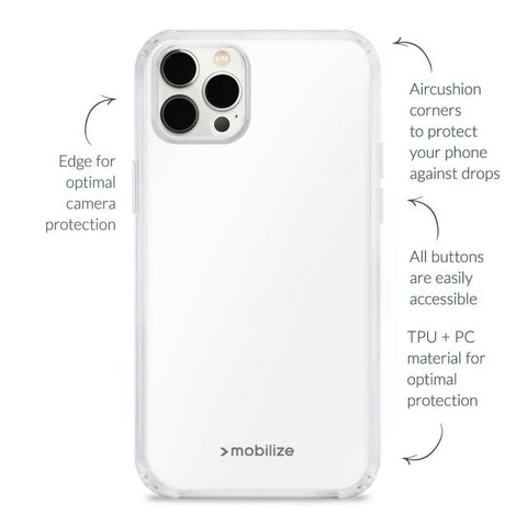 Mobilize iPhone 15 Pro Max Clear Naked Protection Case