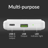 Mobilize Magnetic Wireless Magsafe PD Powerbank 10K White