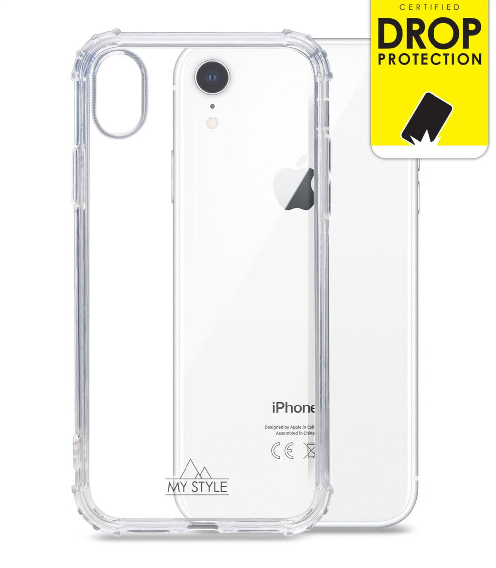Étui de protection flexible My Style pour Apple iPhone XR transparent