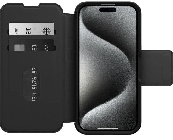 OtterBox Strada MagSafe Apple iPhone 15 Pro Shadow black