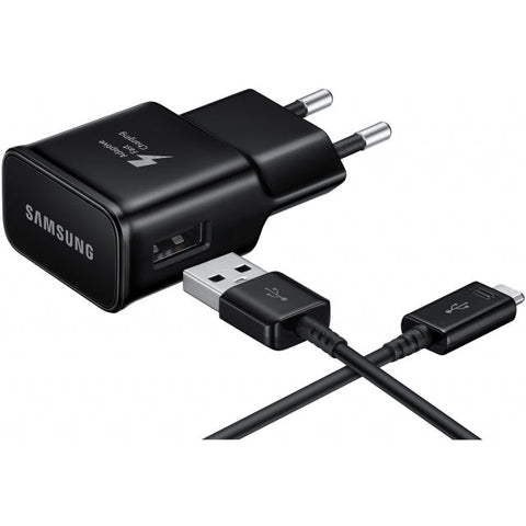 Adaptateur et câble de chargeur rapide Samsung USB-C noir