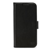 Senza Desire Leather Wallet iPhone 14 Deep Black