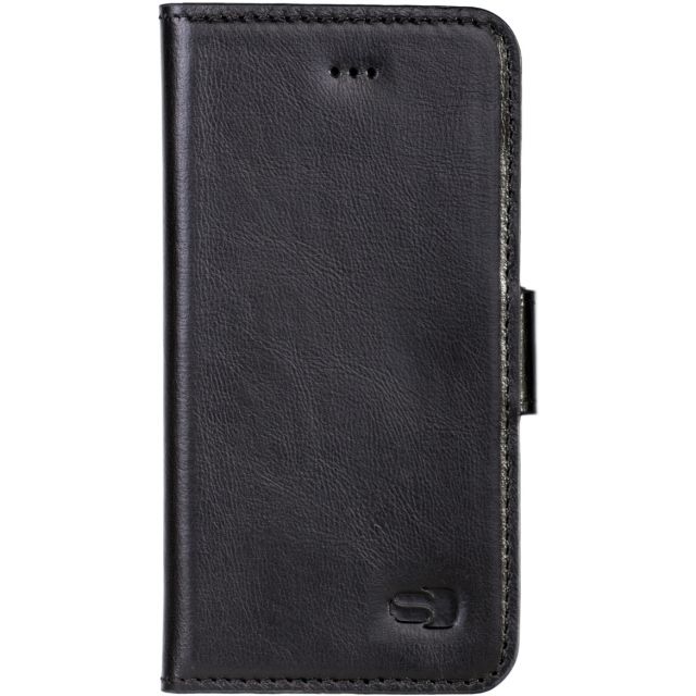 Senza Pure Leather Wallet iPhone 7/8 SE 20/22 Deep Black