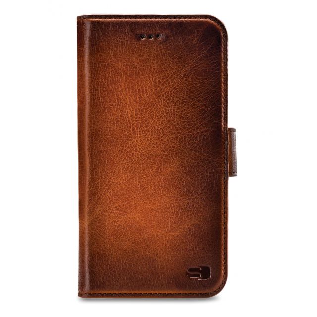 Senza Pure Leather Wallet iPhone 7/8/SE 20/22 Burned Cognac