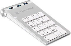 Xtreme Mac Hub & numpad,3 usb-a 3.0ports Silver